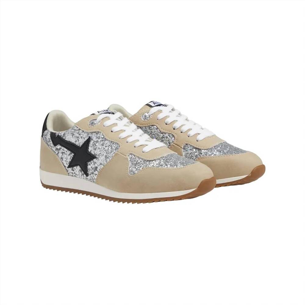 NEW MIA SHOES girl's lil irine seakers in mushroom
